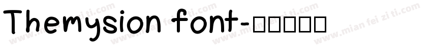 Themysion font字体转换